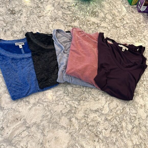 ✨ Bundle of Five Express Shirts - Picture 1 of 11